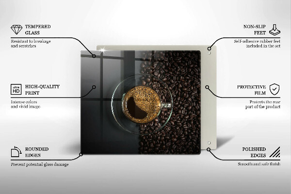 Deska kuchenna Kawa i ziarna