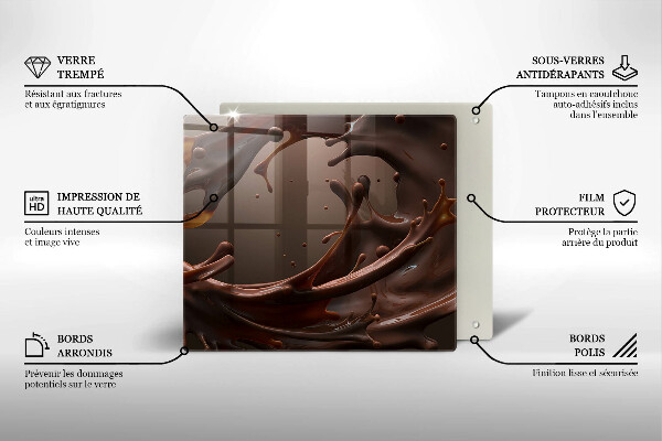 Deska kuchenna Płynna czekolada