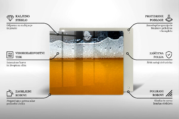 Deska kuchenna Napój piwo piana