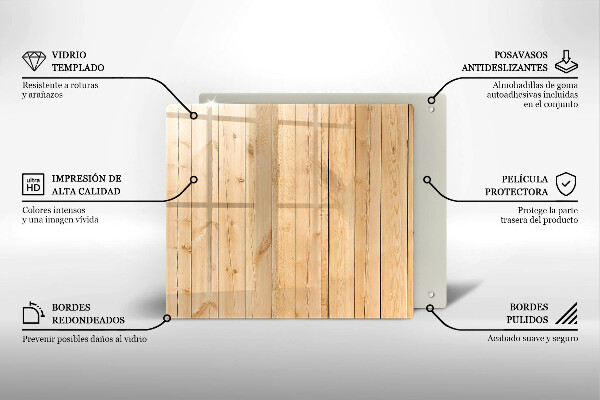 Deska kuchenna Delikatne drewniane deski