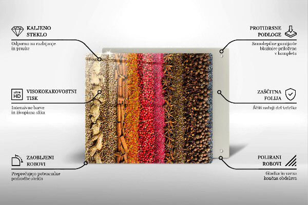 Deska kuchenna Kolorowe przyprawy