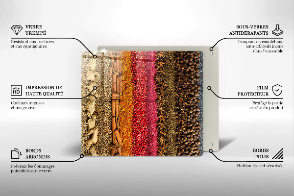 Deska kuchenna Kolorowe przyprawy