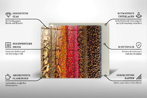 Deska kuchenna Kolorowe przyprawy