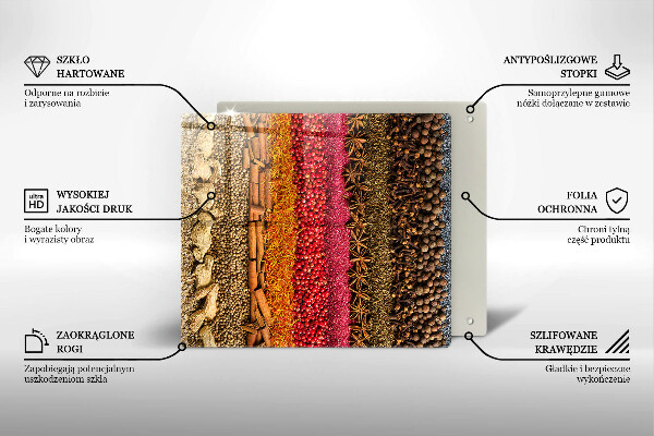Deska kuchenna Kolorowe przyprawy