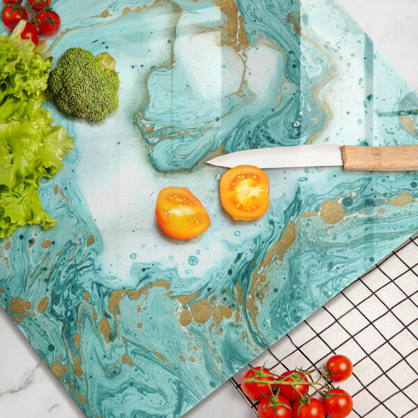 Deska kuchenna Błękitna abstrakcja