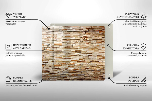 Deska kuchenna Tekstura ozdobne kamienie