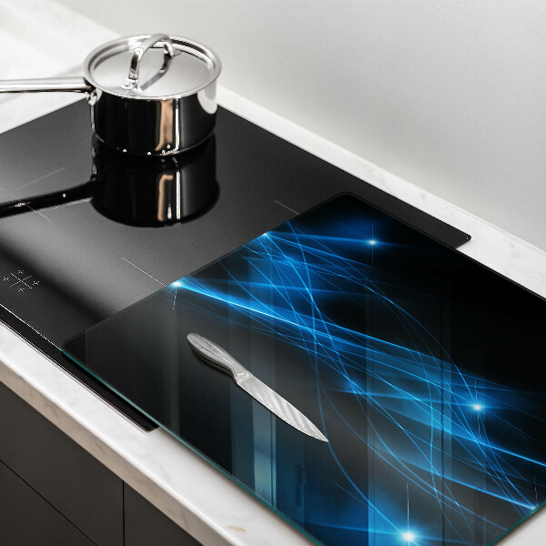 Deska kuchenna Abstrakcja niebieski dym