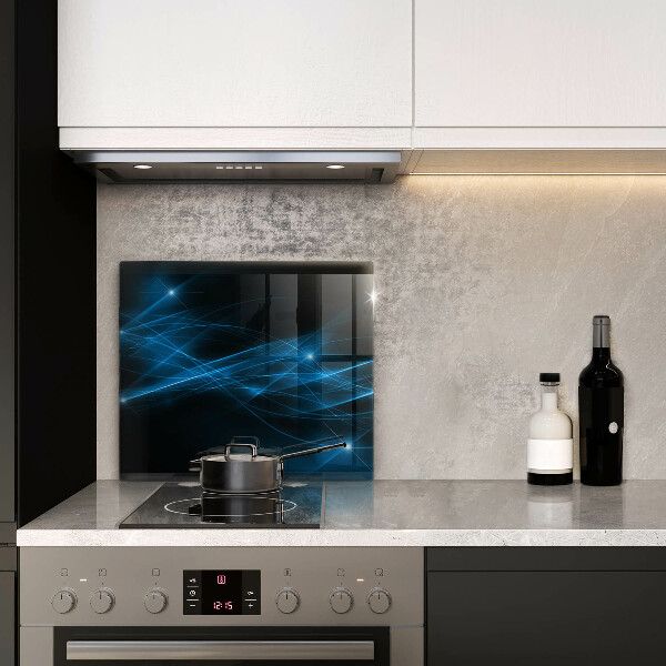 Deska kuchenna Abstrakcja niebieski dym