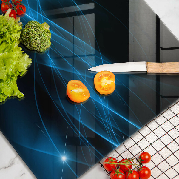 Deska kuchenna Abstrakcja niebieski dym