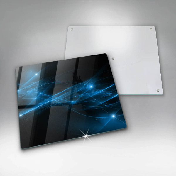 Deska kuchenna Abstrakcja niebieski dym