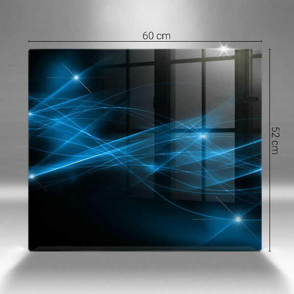 Deska kuchenna Abstrakcja niebieski dym