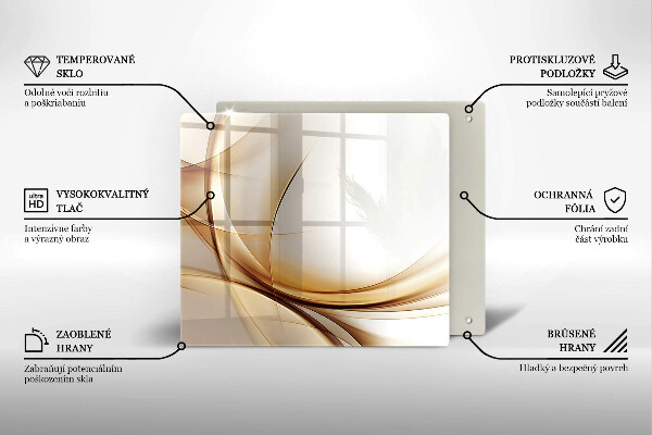 Deska kuchenna Abstrakcja kształty