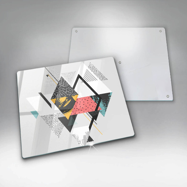 Deska kuchenna Abstrakcja trójkąty