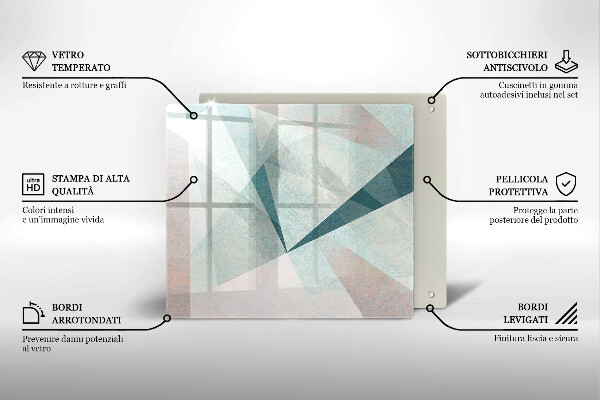 Deska kuchenna Ostra abstrakcja