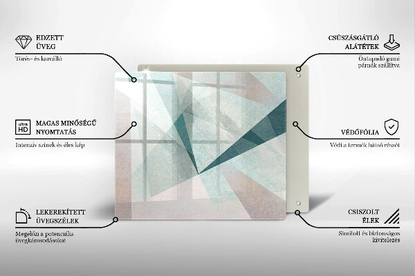 Deska kuchenna Ostra abstrakcja