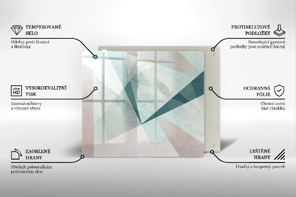 Deska kuchenna Ostra abstrakcja