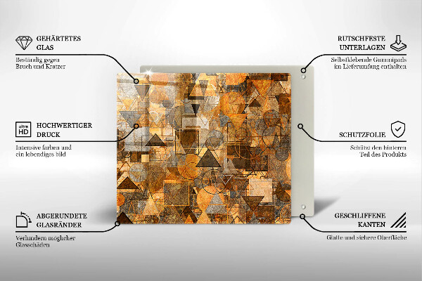 Deska kuchenna Wzór figury geometryczne