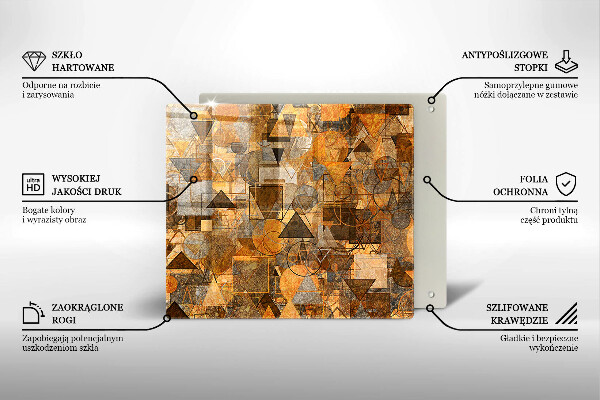 Deska kuchenna Wzór figury geometryczne