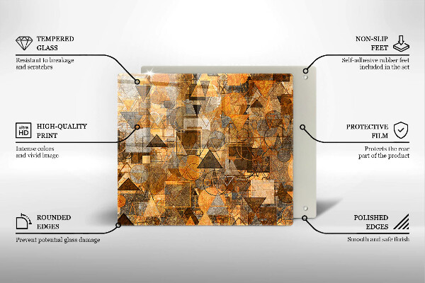 Deska kuchenna Wzór figury geometryczne
