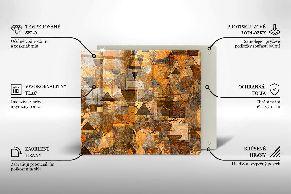Deska kuchenna Wzór figury geometryczne