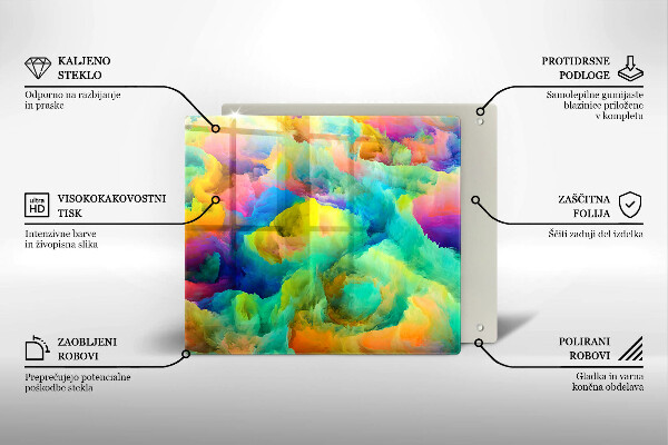 Deska kuchenna Barwna abstrakcja