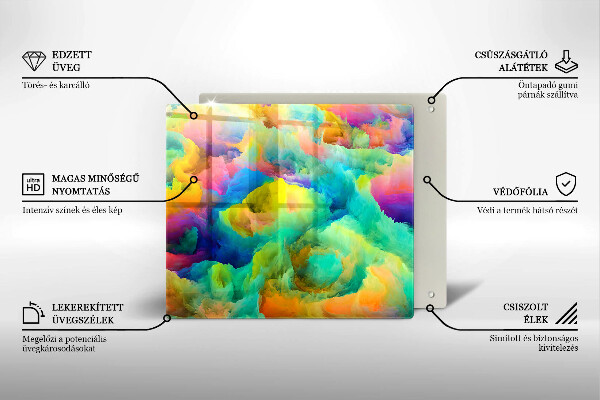 Deska kuchenna Barwna abstrakcja