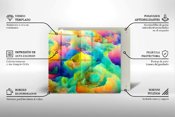 Deska kuchenna Barwna abstrakcja