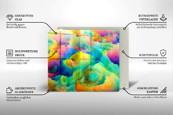 Deska kuchenna Barwna abstrakcja