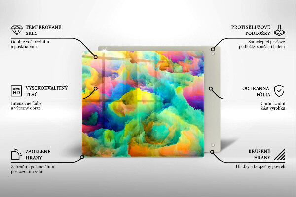 Deska kuchenna Barwna abstrakcja