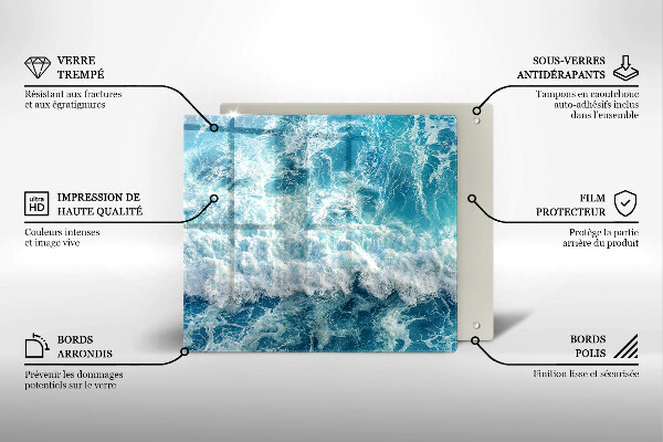 Deska kuchenna Woda morskie fale