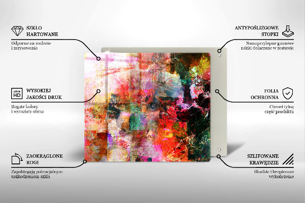 Deska kuchenna Abstrakcja farby