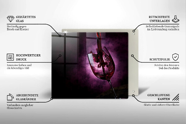 Deska kuchenna Kieliszek wina