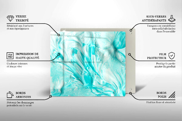 Deska kuchenna Farby abstrakcja