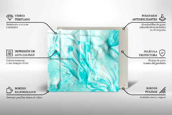 Deska kuchenna Farby abstrakcja
