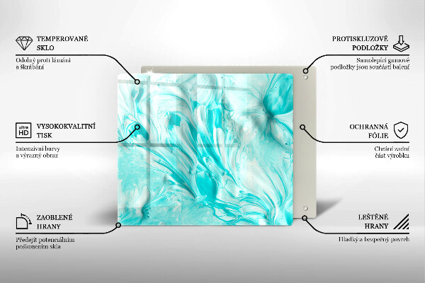 Deska kuchenna Farby abstrakcja