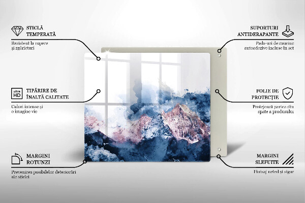 Deska kuchenna Abstrakcja malowane góry