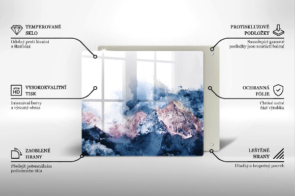 Deska kuchenna Abstrakcja malowane góry