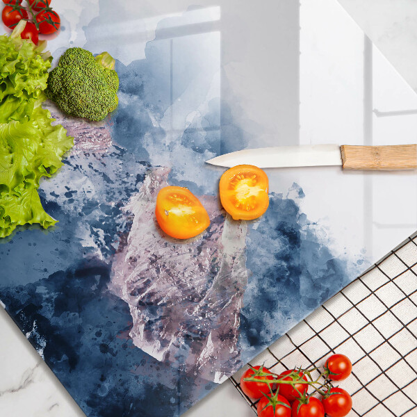 Deska kuchenna Abstrakcja malowane góry