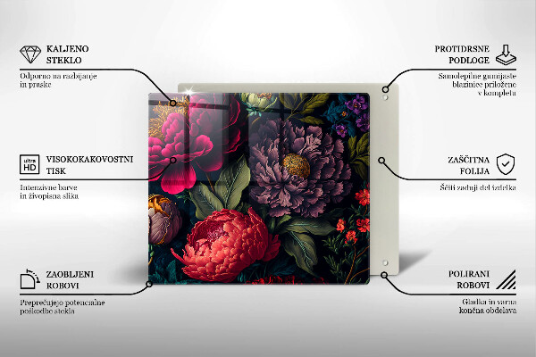 Deska kuchenna Piękne kwiaty