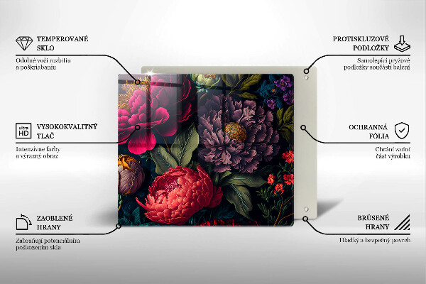 Deska kuchenna Piękne kwiaty