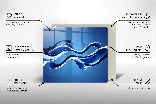 Deska kuchenna Płynna abstrakcja