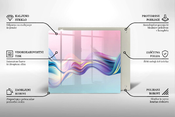 Deska do krojenia Pastelowa abstrakcja