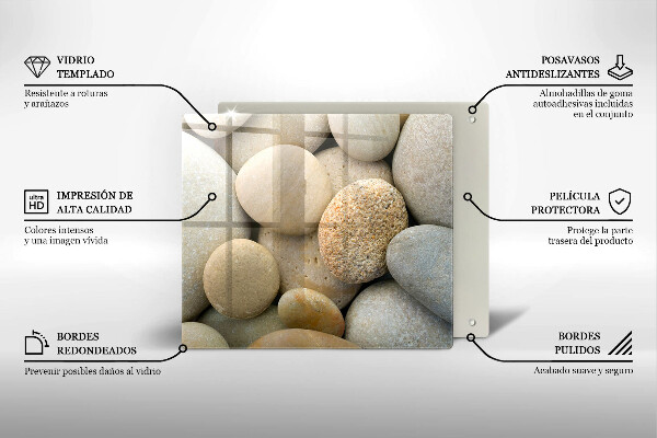 Deska kuchenna Wzór owalne kamienie