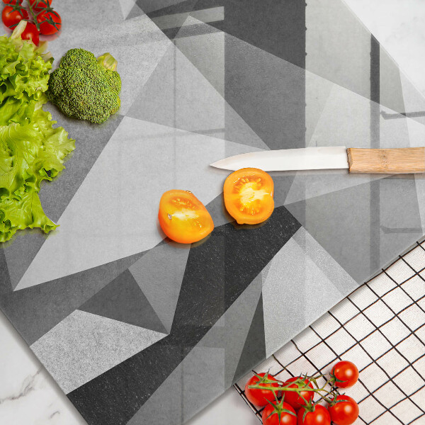 Deska kuchenna Betonowa ostra abstrakcja