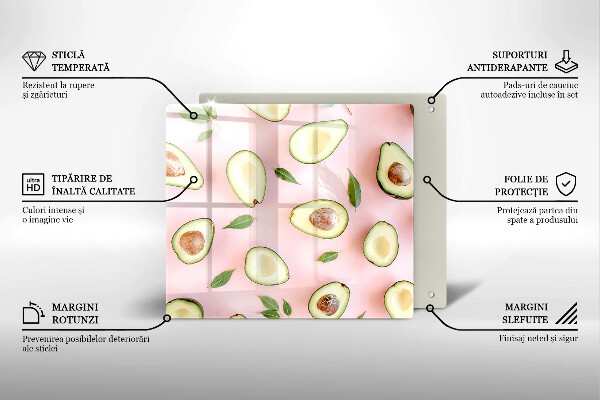 Deska kuchenna Wzór awokado