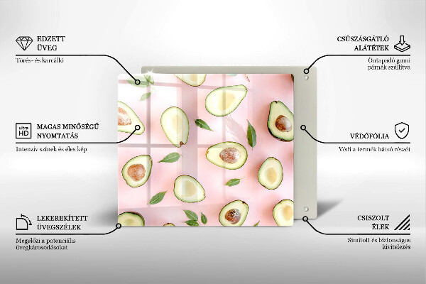 Deska kuchenna Wzór awokado
