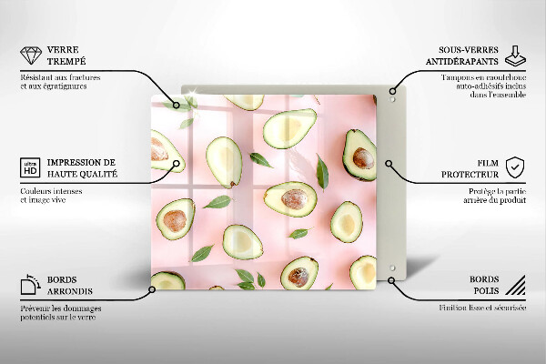 Deska kuchenna Wzór awokado