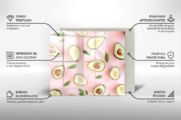 Deska kuchenna Wzór awokado