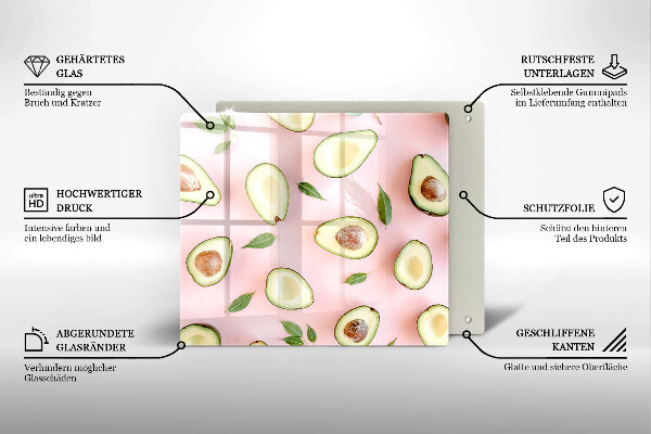 Deska kuchenna Wzór awokado