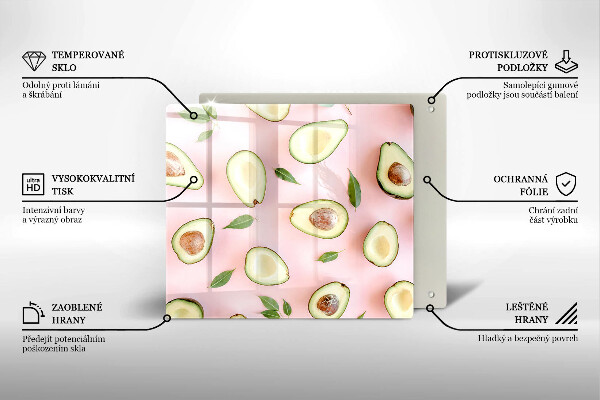 Deska kuchenna Wzór awokado